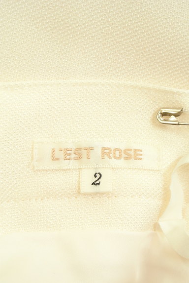 L'EST ROSE（レストローズ）の古着「裾テープ膝丈フレアスカート（スカート）」大画像６へ