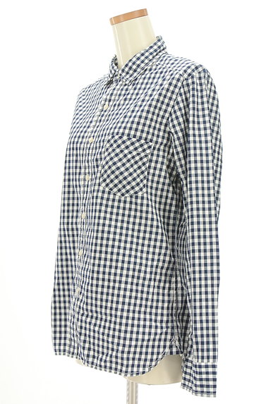 BARNYARDSTORM（バンヤードストーム）の古着「ブロックチェック柄ロングシャツ（カジュアルシャツ）」大画像３へ