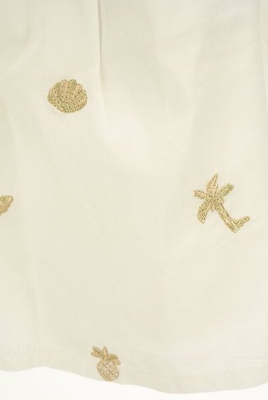 MERCURYDUO（マーキュリーデュオ）の古着「ラメ刺繍リラックスショートパンツ（ショートパンツ・ハーフパンツ）」大画像５へ