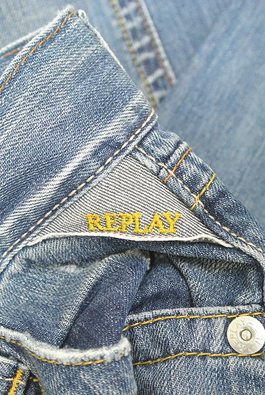 REPLAY（リプレイ）の古着「ウォッシュドストレートジーンズ（デニムパンツ）」大画像６へ