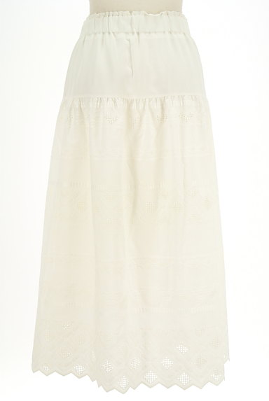 Jines（ジネス）の古着「カットワーク刺繍ロングスカート（ロングスカート・マキシスカート）」大画像２へ