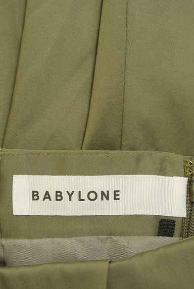 BABYLONE（バビロン）の古着「斜めタック膝下丈フレアスカート（ロングスカート・マキシスカート）」大画像６へ