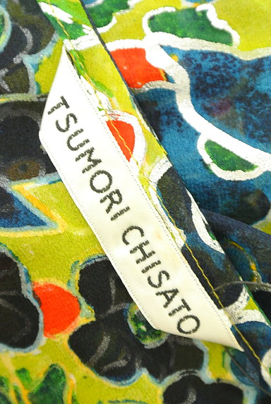 TSUMORI CHISATO（ツモリチサト）の古着「シアーラメ柄ドロストワンピース（ワンピース・チュニック）」大画像６へ