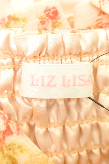 LIZ LISA（リズリサ）の古着「レースアップ花柄フレアワンピース（キャミワンピース）」大画像６へ