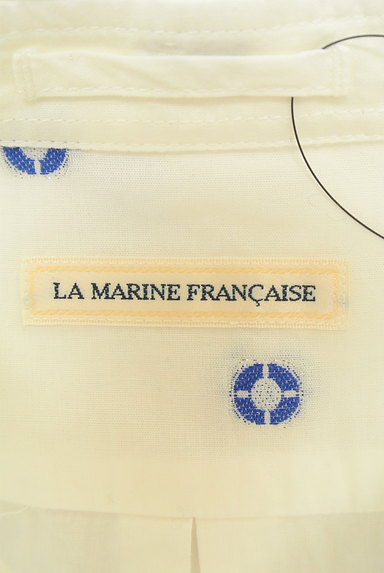 LA MARINE FRANCAISE（マリンフランセーズ）の古着「マリンマーク刺繍シャツ（カジュアルシャツ）」大画像６へ