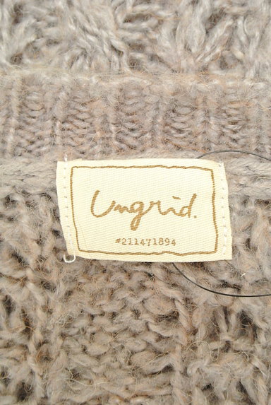Ungrid（アングリッド）の古着「ケーブル編みローゲージニット（ニット）」大画像６へ
