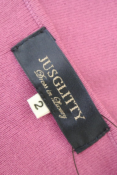 JUSGLITTY（ジャスグリッティー）の古着「刺繍レースニットセットアップ（セットアップ（ジャケット＋スカート））」大画像６へ