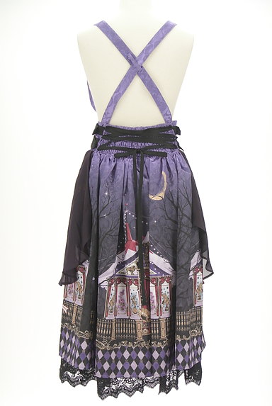 axes femme（アクシーズファム）の古着「サーカス柄サロペットスカート（オーバーオール・サロペット）」大画像２へ