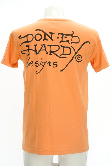 ED HARDY（エドハーディ）の古着「タイガー＆ロゴプリントＴシャツ（Ｔシャツ）」大画像２へ