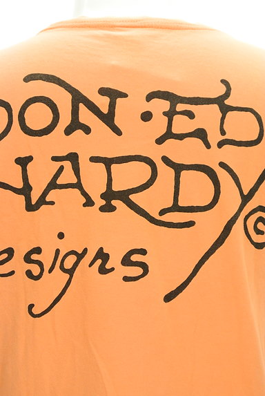 ED HARDY（エドハーディ）の古着「タイガー＆ロゴプリントＴシャツ（Ｔシャツ）」大画像５へ