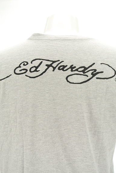ED HARDY（エドハーディ）の古着「スカル＆ロゴ刺繍Ｔシャツ（Ｔシャツ）」大画像５へ