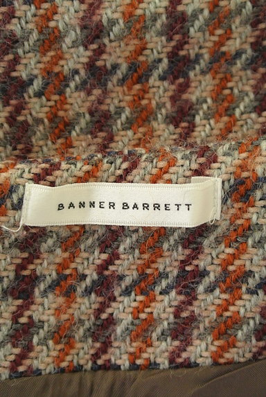 Banner Barrett（バナーバレット）の古着「チェック柄ミモレ丈スリムスカート（ロングスカート・マキシスカート）」大画像６へ
