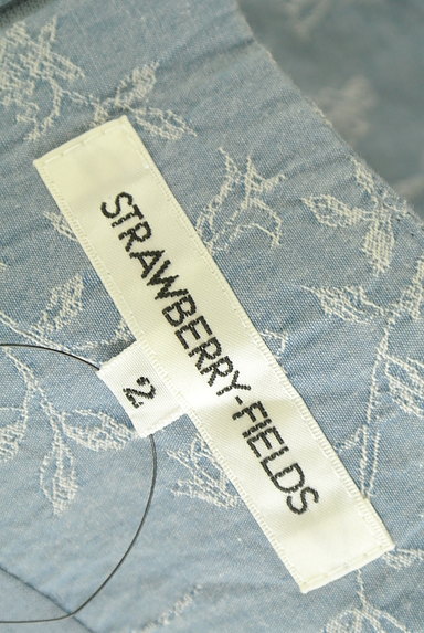 STRAWBERRY-FIELDS（ストロベリーフィールズ）の古着「ボタニカル刺繍ベルト付ワンピース（ワンピース・チュニック）」大画像６へ