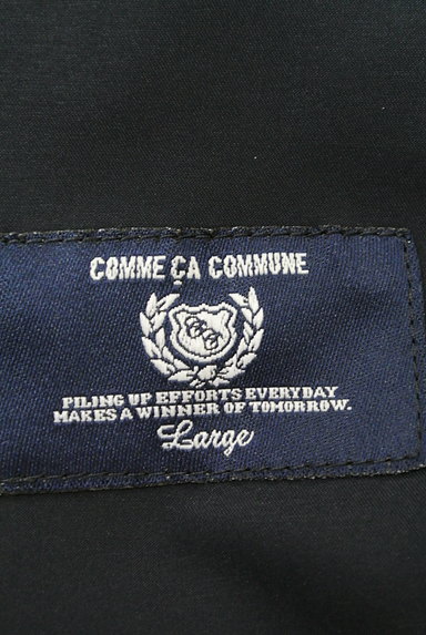 COMME CA COMMUNE（コムサコミューン）の古着「比翼ボタンスプリングコート（コート）」大画像６へ