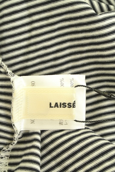 LAISSE PASSE（レッセパッセ）の古着「花刺繍レースボーダーカットソー（カットソー・プルオーバー）」大画像６へ
