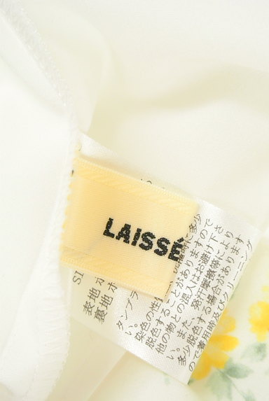 LAISSE PASSE（レッセパッセ）の古着「花柄シフォン＋カーディガン（アンサンブル）」大画像６へ