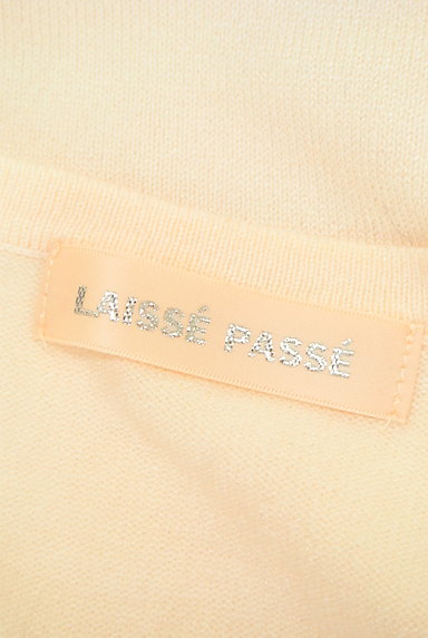 LAISSE PASSE（レッセパッセ）の古着「パールリボン付きニットアンサンブル（アンサンブル）」大画像６へ