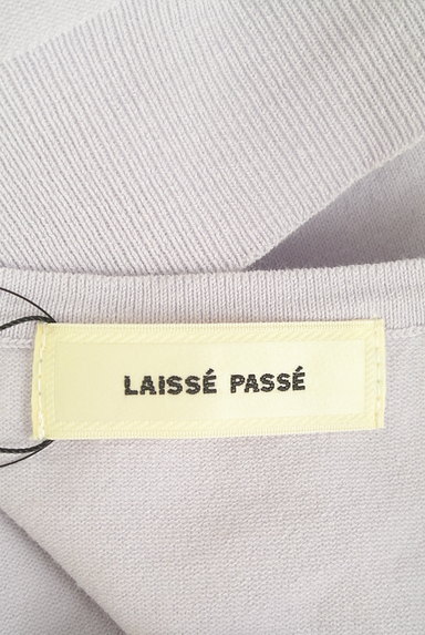 LAISSE PASSE（レッセパッセ）の古着「レース袖ニット＋花ボタンカーデ（アンサンブル）」大画像６へ