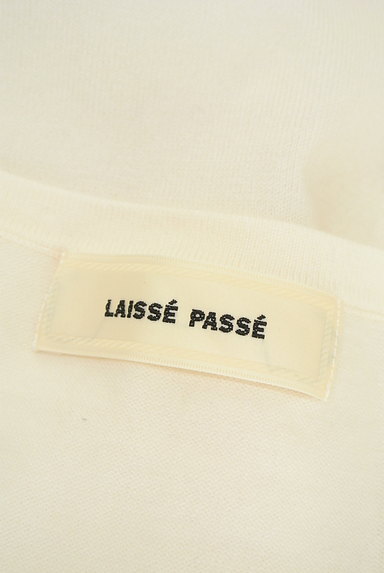 LAISSE PASSE（レッセパッセ）の古着「レースニット＋七分袖カーディガン（アンサンブル）」大画像６へ