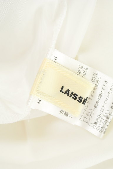 LAISSE PASSE（レッセパッセ）の古着「オープンショルダーシフォンカットソー（カットソー・プルオーバー）」大画像６へ