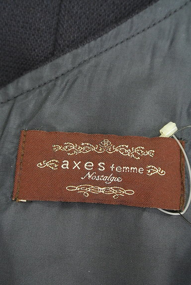 axes femme（アクシーズファム）の古着「装飾ボタンペプラムワンピース（キャミワンピース）」大画像６へ