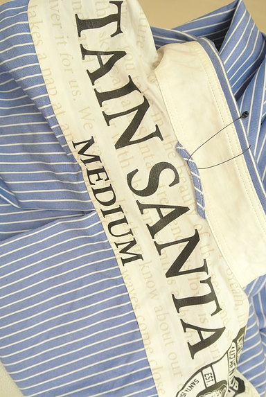 CAPTAIN SANTA（キャプテンサンタ）の古着「ワンポイントストライプシャツ（カジュアルシャツ）」大画像６へ
