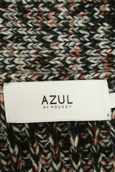 AZUL by moussy（アズールバイマウジー）の古着「ミックスニットカーディガン（カーディガン・ボレロ）」大画像６へ