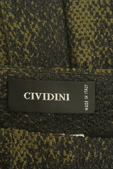 CIVIDINI（チヴィディーニ）の古着「膝下丈ウールタックスカート（スカート）」大画像６へ