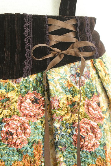 axes femme（アクシーズファム）の古着「花柄サロペットスカート（オーバーオール・サロペット）」大画像４へ