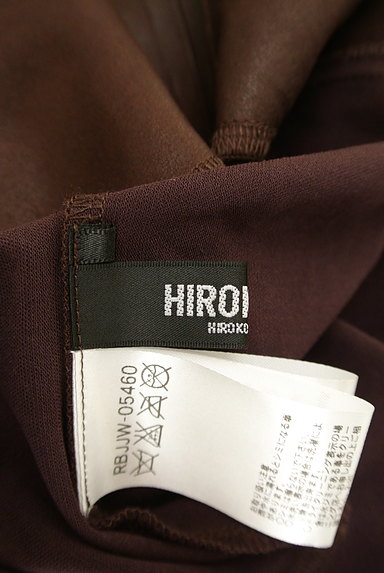 HIROKO KOSHINO（ヒロココシノ）の古着「フロントオープンレザージャケット（カーディガン・ボレロ）」大画像６へ