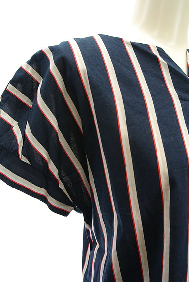 ATSURO TAYAMA（アツロウ　タヤマ）の古着「マリンストライプパフ袖カットソー（カットソー・プルオーバー）」大画像４へ