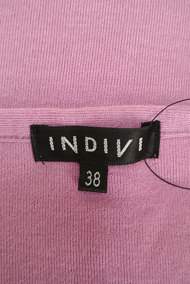 INDIVI（インディヴィ）の古着「Ｖネックカラー７分袖カーディガン（カーディガン・ボレロ）」大画像６へ