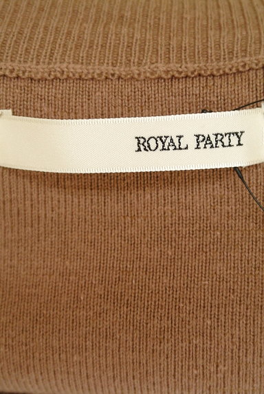 ROYAL PARTY（ロイヤルパーティ）の古着「ケーブル編みパフスリーブニット（ニット）」大画像６へ