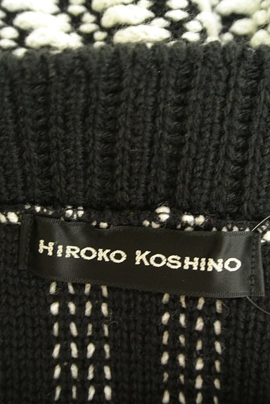 HIROKO KOSHINO（ヒロココシノ）の古着「ボートネックロング丈ニット（セーター）」大画像６へ