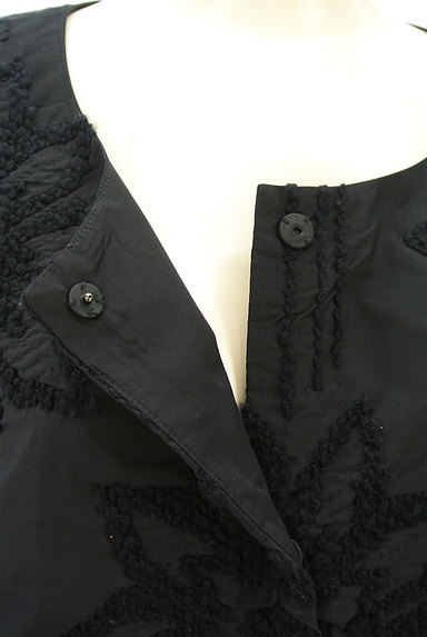 HIROKO BIS（ヒロコビス）の古着「花刺繍フレンチスリーブジャケット（ジャケット）」大画像５へ
