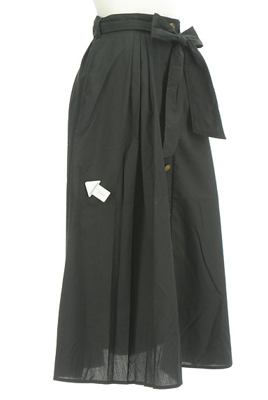 axes femme（アクシーズファム）の古着「フロントボタンミモレ丈フレアスカート（ロングスカート・マキシスカート）」大画像４へ