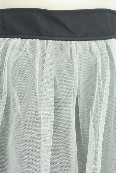axes femme（アクシーズファム）の古着「花刺繍チュールスカート（スカート）」大画像４へ
