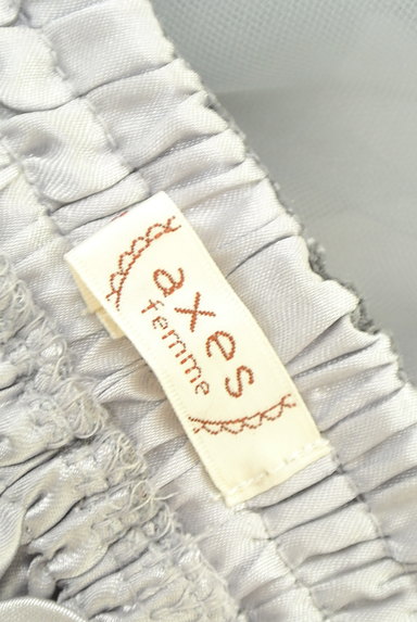 axes femme（アクシーズファム）の古着「花柄フロッキーチュールスカート（スカート）」大画像６へ