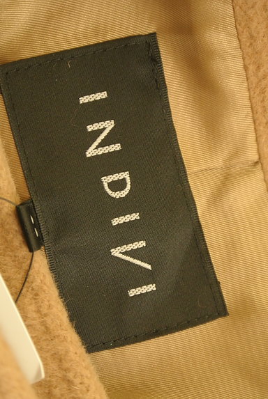 INDIVI（インディヴィ）の古着「ノーカラーアンゴラロングコート（コート）」大画像６へ
