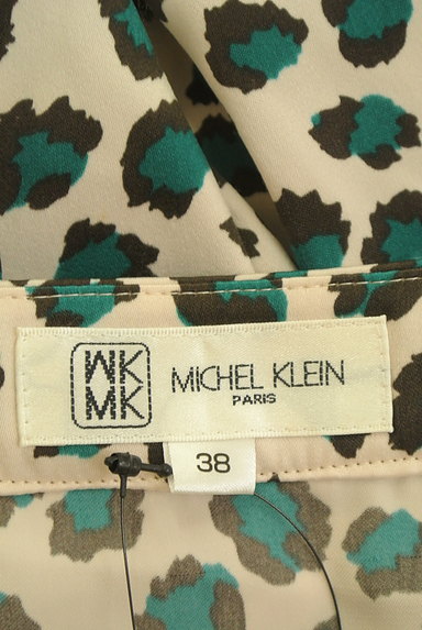 MK MICHEL KLEIN（エムケーミッシェルクラン）の古着「レオパード柄フレアワンピース（ワンピース・チュニック）」大画像６へ