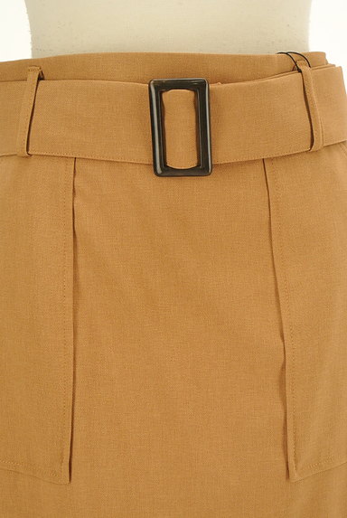 OPAQUE.CLIP（オペークドットクリップ）の古着「ベルト付きミモレ丈タイトスカート（ロングスカート・マキシスカート）」大画像４へ