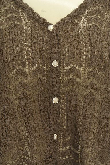 axes femme（アクシーズファム）の古着「リボン付き２ＷＡＹ透かし編みカーデ（カーディガン・ボレロ）」大画像４へ