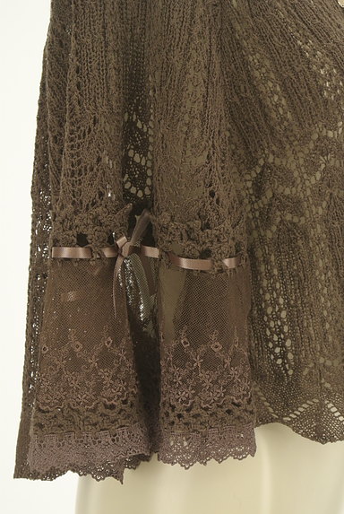 axes femme（アクシーズファム）の古着「リボン付き２ＷＡＹ透かし編みカーデ（カーディガン・ボレロ）」大画像５へ