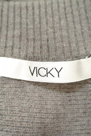 VICKY（ビッキー）の古着「ドッキングベルトニットボレロ（カーディガン・ボレロ）」大画像６へ