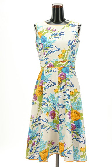 Lois CRAYON（ロイスクレヨン）の古着「カラフル花柄ロングワンピース（ワンピース・チュニック）」大画像１へ