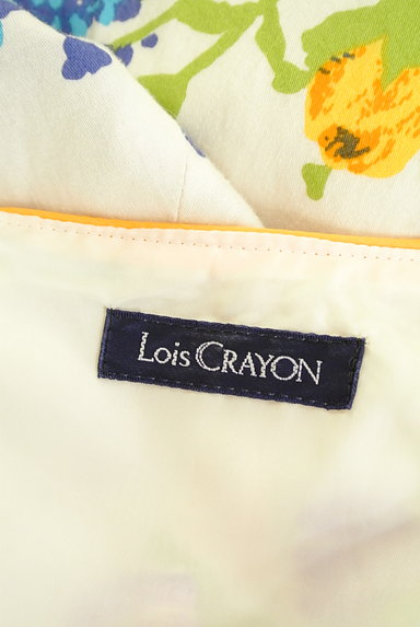 Lois CRAYON（ロイスクレヨン）の古着「カラフル花柄ロングワンピース（ワンピース・チュニック）」大画像６へ
