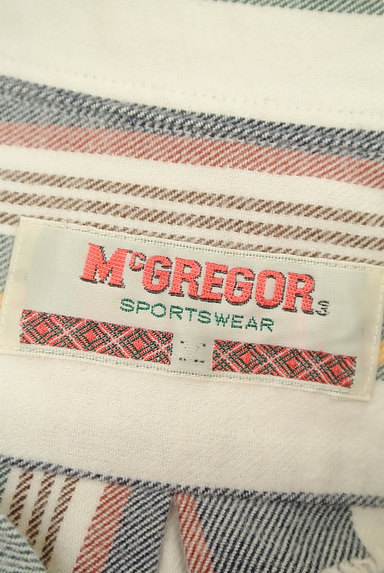 McGREGOR（マックレガー）の古着「ストライプ柄フランネルシャツ（カジュアルシャツ）」大画像６へ