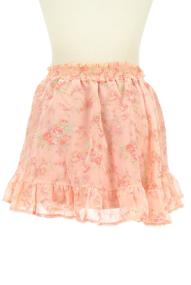 LIZ LISA（リズリサ）の古着「花柄フリルシフォンミニスカート（ミニスカート）」大画像２へ