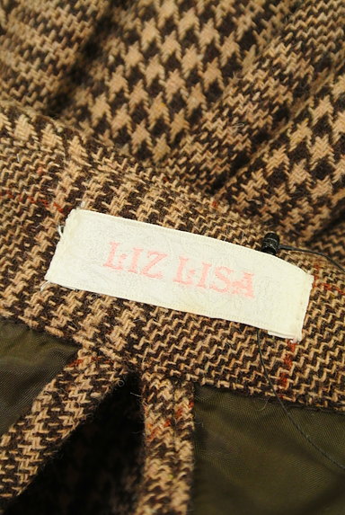 LIZ LISA（リズリサ）の古着「チェック柄膝丈トレンチフレアワンピ（ワンピース・チュニック）」大画像６へ