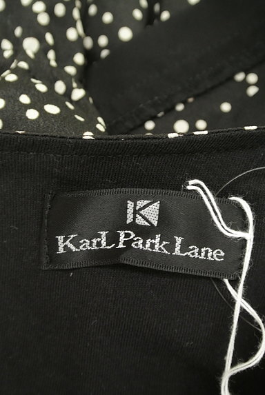 KarL Park Lane（カールパークレーン）の古着「裾リボンドット柄ペプラムカットソー（カットソー・プルオーバー）」大画像６へ